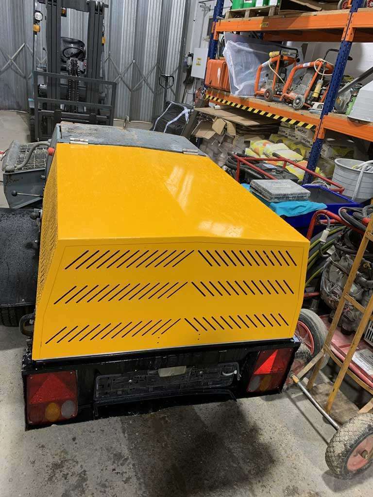 Putzmeister SP11 LMR & TMR Metal Canopy Hood image 2