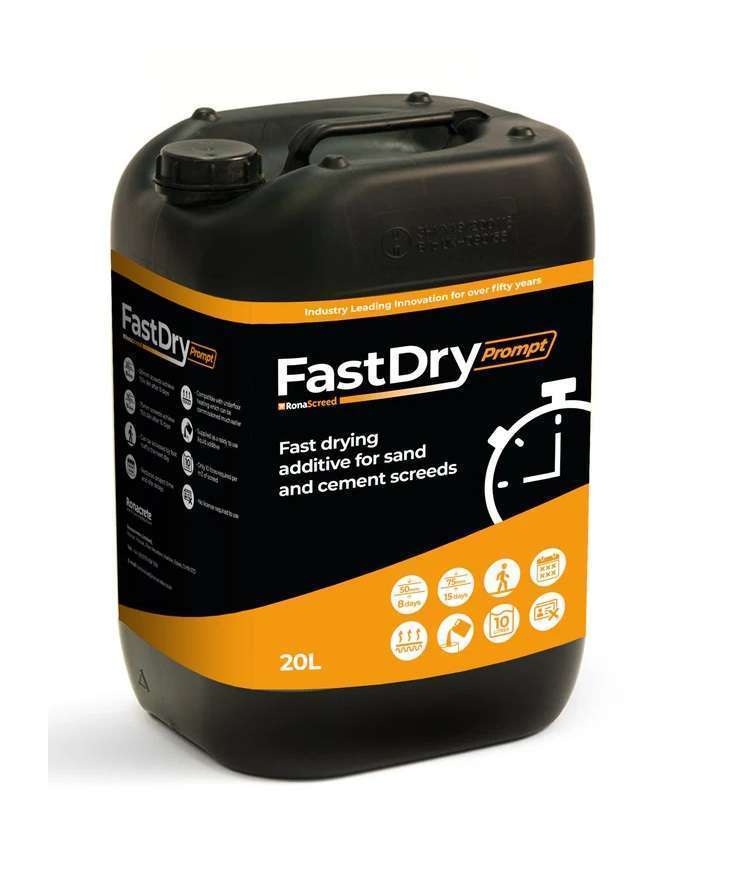 Ronacrete RonaScreed FastDry Prompt 20L image 0