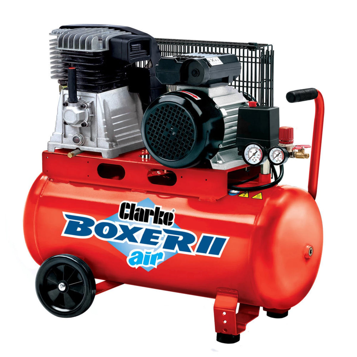 Clarke Boxer II 14/50P (O/L) 14cfm 50 Litre 3HP Belt Driven Air Compressor (230V)