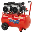 Clarke SHHH50/350 Shhh Air Max Twin Pump 16.9cfm 50 Litre Air Compressor (230V) image 0