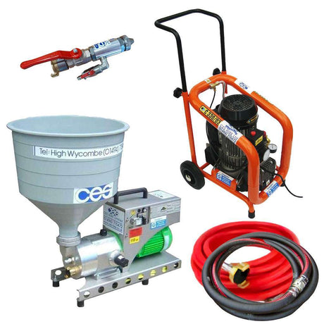 CES InoBEAM M8 Peristaltic Pump Thin Coat Render Spray Machine Kit (HIRE) image 0