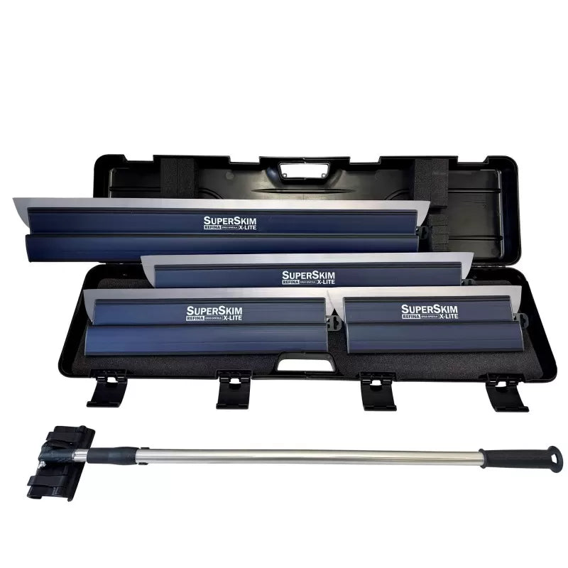 Refina SUPERSKIM X-LITE PRO 5pc Spatula Kit With Pole & Carry Case image 0