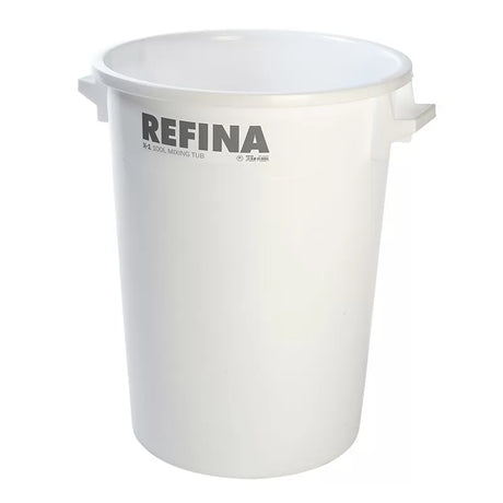 Refina X-1 White Heavy Duty Food Grade Plaster Mixing Bucket Tub - 100L image