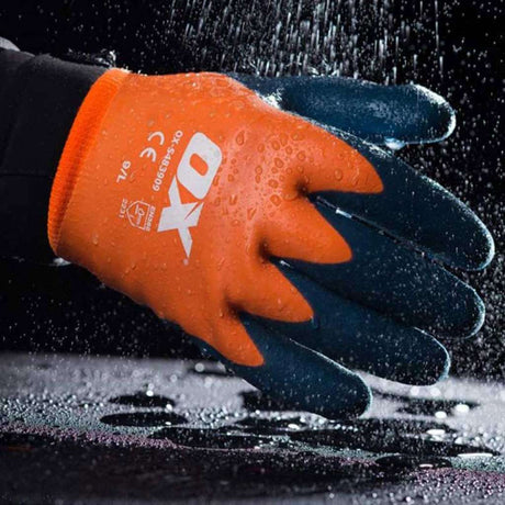 OX Waterproof Thermal Latex Gloves (Pair) image 1