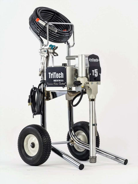 TriTech T5 Airless Paint Sprayer - 110v, Cart image