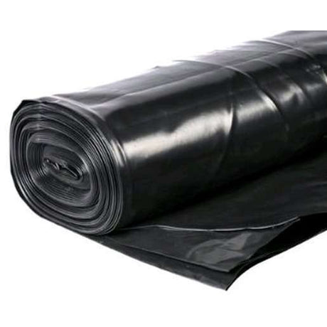 DPM Polythene 4m X 25m 1200 Gauge (300mu) Black image 0