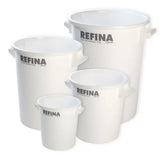 Refina X-1 White Heavy Duty Food Grade Plaster Mixing Bucket Tub image 0