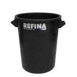 Refina X-2 Black Heavy Duty Plaster Mixing Bucket Tub - 75L image