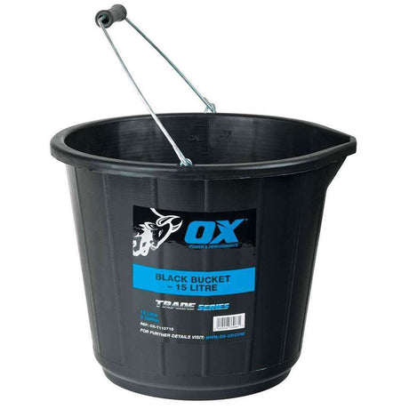Trade 15L Black Bucket image 0