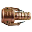 35mm Female camlock coupling with tail image 0