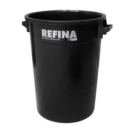 Refina X-2 Black Heavy Duty Plaster Mixing Bucket Tub - 100L image
