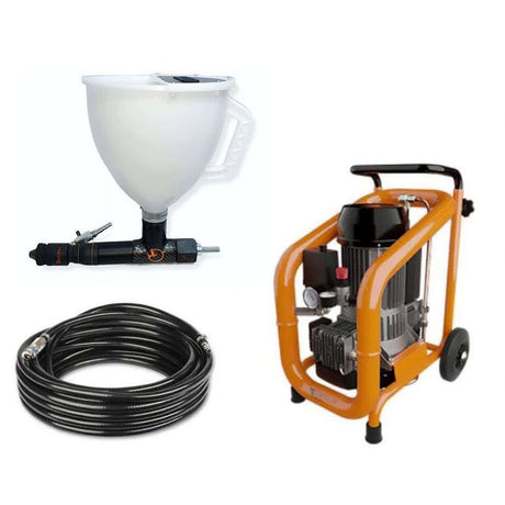 Bennu X15 Carbon Spray Gun with Air hose and Compressor Kit image 0