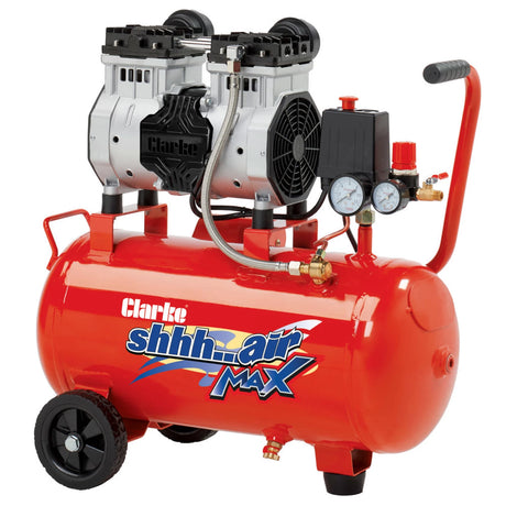 Clarke SHHH24/150 Shhh Air Max 7cfm 24 Litre Air Compressor (230V) image 0