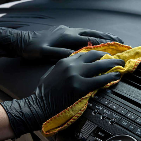 Aurelia Bold Disposable Black Nitrile Gloves image 4