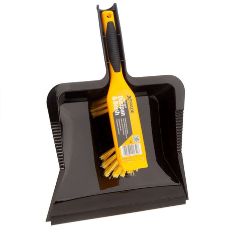 XTrade Heavy Duty Dustpan & Brush Set image 0