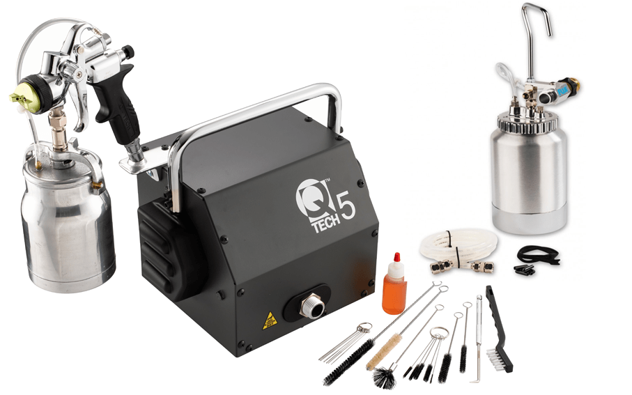 QTech 5 HVLP 5-Stage Turbine with Q70 Suction Gun & Remote Pot Assembly image 0