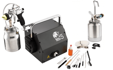 QTech 5 HVLP 5-Stage Turbine with Q70 Suction Gun & Remote Pot Assembly image 0