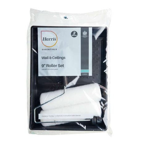 Harris Essentials Walls & Ceilings Roller Set 9 Inch image 1