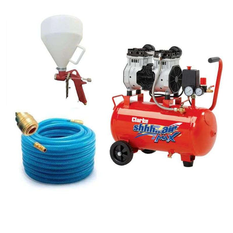 CES Top Coat Render Hopper Gun with Compressor Kit image 0