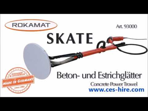 Rokamat SKATE Concrete Power Trowel