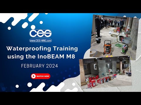 CES InoBEAM M8 Peristaltic Pump Thin Coat Render Spray Machine Kit (HIRE)
