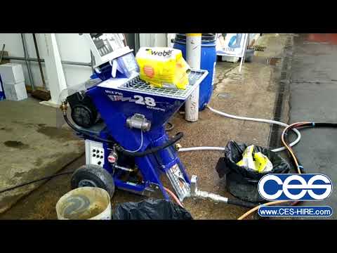 Euromair MixPro 28 Rendering and Floor Screed Machine (HIRE)